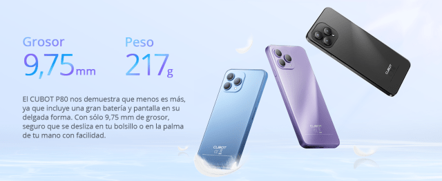 CUBOT P80 moviles baratos y buenos