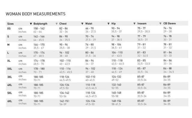 Womens Size Chart