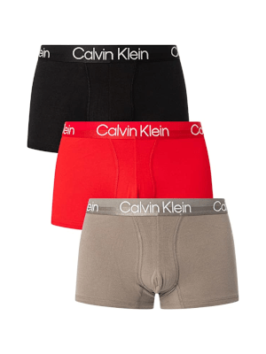 Calvin Klein Herren 3er-Pack Boxershorts Trunk, B0BFK9DN96